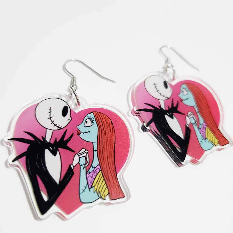 Horror Zombie Bride Earrings