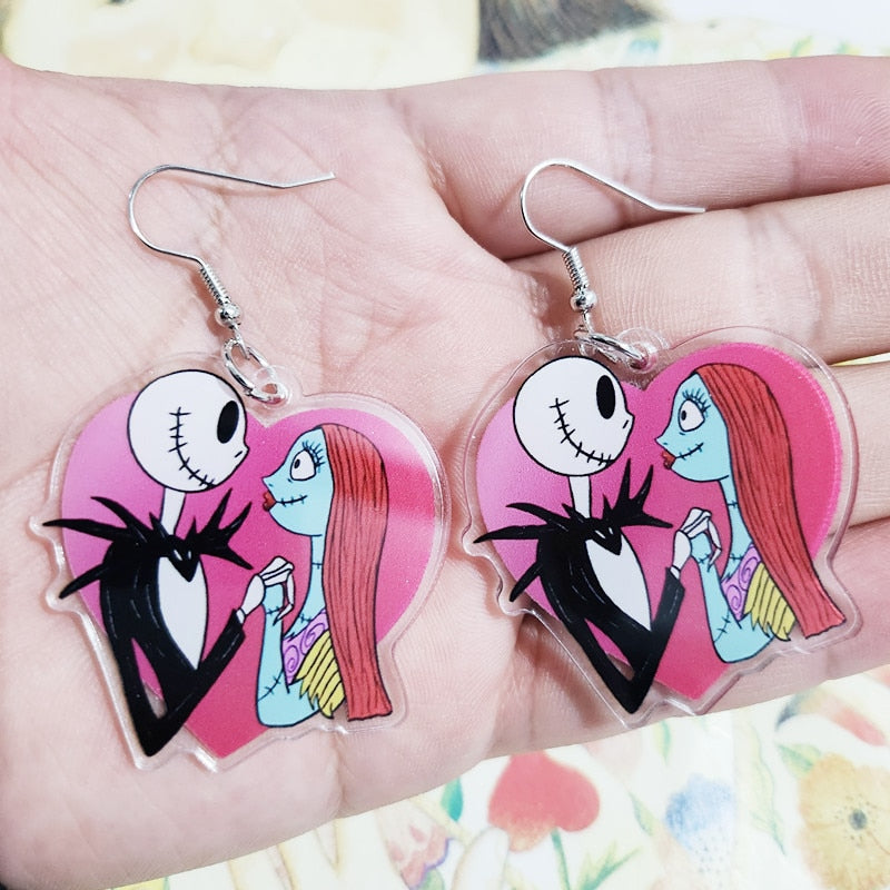 Horror Zombie Bride Earrings