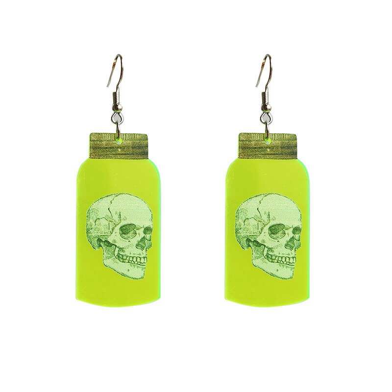 Halloween Fluorescent  Acrylic Earrings