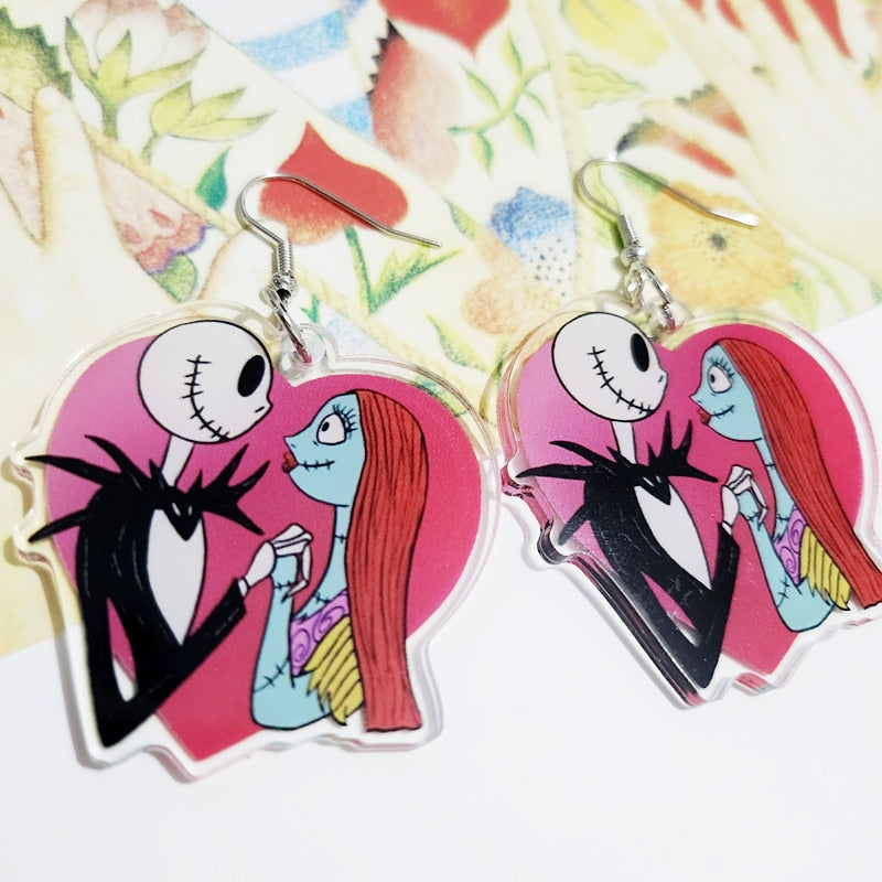 Horror Zombie Bride Earrings